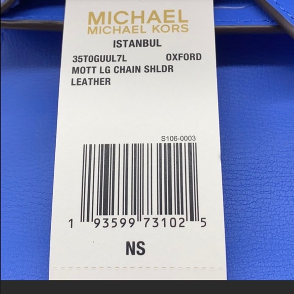 MICHAEL KORS ISTANBUL MOTT LARGE CHAIN SHOULDER - Picture 16 of 16